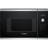 Bosch Serie | 6 BFL524MS0 - Mikrovågsugn - inbyggd - 20 liter - 800 W - rostfritt stål