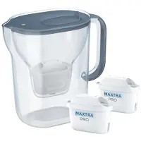 Brita Style Essential+2 filterkanna med MaxtraPro PP (2,4 l mörkblå) + 2 insatser