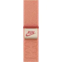 Apple Nike - Slinga för smart klocka - 40mm - 130 - 190 mm - alpenglow rosa - för Watch Hermès Series 7, Hermès Series 9, SE 3, Series 10, Series 1...