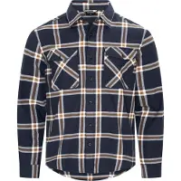 Urberg Men's Two Pocket Flanell Shirt Blue Nights/deep Lichen Green