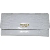 GUESS Laurel textilplånbok SLG Large Zip SWCA8500500POD Pale Cloud (för kvinnor)