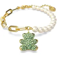 Swarovski Teddyarmband Dam Grön 5669167 Green|F beige