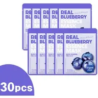 Farm Stay Real Blueberry Essence Mask 23 ml (3 alternativ) 30PCS