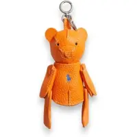 Ralph Lauren för kvinnor. 427P13276006 Adorno Polo Bear i päls till väska orange (OSFA), Casual, Hud