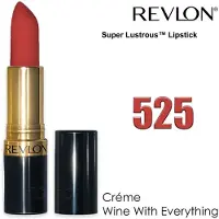 Revlon Super Lustrous Lipstick, Wine With Everything [525] 0.15 oz