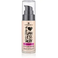 Essence I LOVE FLAWLESS SKIN matt + full coverage Flytande foundation 30 ml Nr. 10 - Light Porcelain