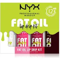 Nyx Fat Oil Lip Drip Kit Lip Gloss 4er Set Läppsminksset 1 st My Main, Missed Call, Newsfeed, Status Update