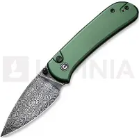 CIVIVI Qubit C22030E-DS1 Damascus Green Aluminium, pocket knife