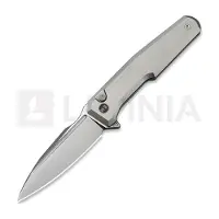 We Knife Dressytak, Gray Titanium, Satin