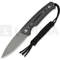 CIVIVI Altus Fixed Blade C20076B-2, Stonewashed 14C28N, Gray and Black Layered G10 pocket knife