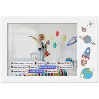 MyFirst DIGITAL PHOTO FRAME DOODLE 9/WHITE FF0901SA-WE01 MYFIRST