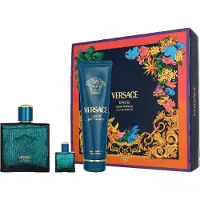 Versace Eros Eau De Parfum 100ml Shower Gel 150ml Eau De Parfum 5ml