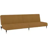 vidaXL 2-sits soffa med sängfunktion i brunt sammet 375882