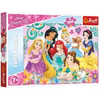 Trefl Disney: Princess Puzzle 200, 200 styck, Tecknade serier, 7 År