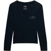 Superdry Athletic Button Down T-shirt Med Lång ärm