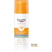 Eucerin Sun Protection Oil Control Tinted Dry Touch Sun Gel-Cream Light SPF 50+