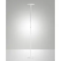 FABAS LUCE Uplight Regina, dimbar, Vitt / opal, Vardagsrum / matsal, Metall, Modern, Golvlampa