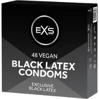 Exs Black - svarta kondomer (48 st)