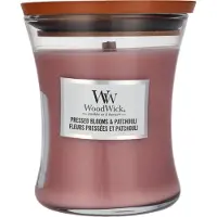 Woodwick - Medium Hourglass - Pressed Blooms & Patchouli