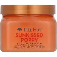 TREE HUT Sunkissed Poppy Shea Sugar Scrub 18 oz Ultra Hydrating and Exfoliating Scrub fr nring av Essential Body Care