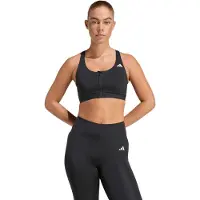 Adidas Optime Essentials Workout Zip-front Sport-bh Med Medium Stöd