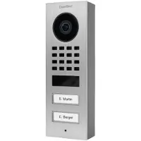 DoorBird D1102V Aufputz Utomhusenhet IP Video-porttelefon WiFi, LAN Rostfritt stål V2A (borstat)