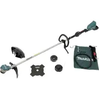 Makita DUR368LZX3 batteridriven grästrimmer/buskrydare inkl. 2. 18 V klippbredd max. 350