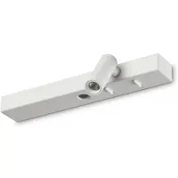 Ideal Lux LED vägglampa Bonne Nuit 2, Vitt / opal, Vardagsrum / matsal, Metall, Modern, LED-vägglampa, vägglampa inomhus