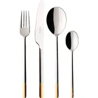 Villeroy & Boch Ella teilvergoldet Tafelbesteck 24tlg. 12-6351-9030