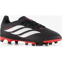 Adidas Predator Club Fxg Immortal Dna - Svart/vit/lucid Red Barn, storlek 36