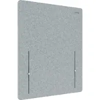 Leitz Höjdjusterbar Skärmvägg, 60x70 cm, Skrivbordsavskiljare, Grå, 600 x 700 mm, Klämma, 3 cm, B - s2 d0