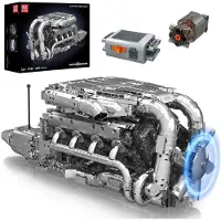 Mould King 10168 V8-motor – Motorserie