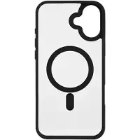 Ginza.se ONSALA Back Bumper Clear Case MagSerie iPhone 16 Plus Clear Case Black