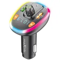 MaXlife MXFT-04 Bluetooth-FM-sändare/billaddare - svart