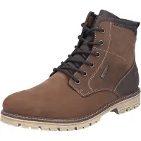 Rieker Boots med snörning brun / mörkbrun