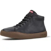 Camper för kvinnor. K400422-030 Sneakers i skinn Peu Touring svart (37), Hud, Karta, Nyckelband, Casual