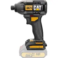 CAT DX71B, Mutterdragare, Pistolhandtag, 1/4, Svart, Gul, Borstlös, Bältesklämma