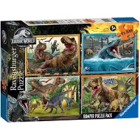 Ravensburger Jurassic World Pussel 4x100 Bitar