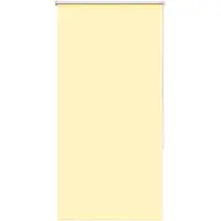 vidaXL Rullgardin mörkläggningsgul 75x150 cm tyg bredd 70,7 cm