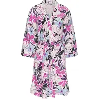 LASCANA Kimono ljusblå / rosa / svart