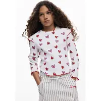 Desigual T-shirt eosin / röd / vit