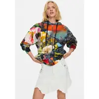 Desigual Sweatshirt blå / gul / mörkgrön / röd