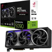 Asus ROG Astral - OC BTF Edition - grafikkort - GeForce RTX 5090 - 32 GB GDDR7 - PCI Express 5.0 - 2 x HDMI, 3 x DisplayPort - svart, grå