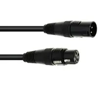 Eurolite DMX anslutningskabel [1x XLR-kontakt 3-polig - 1x XLR-kontakt 3-polig] 20 m