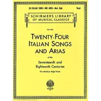 24 Italian Songs & Arias - Medium High Voice