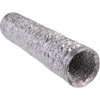 Wallair N55911 Flexibelt luftningsrör Aluminium (Ø x L) 15.2 cm x 10 m Silver