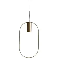 Star Trading Inomhusdekoration Shape Hängande | 20x38cm | guld []