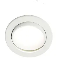 Arcchio LED-inbyggnadslampa Katerin, 10 cm, vit, vinklingsbar Katerin , dimbar, Vitt / opal, Badrum, Syntetmaterial, Modern