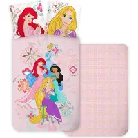 Disney Prinsess-sängkläder - 100% bomull - Junior sängset 100x140 cm
