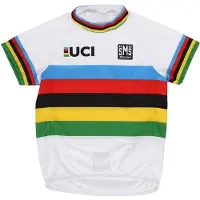 Santini Uci World Champion T-shirt Med Korta ärmar